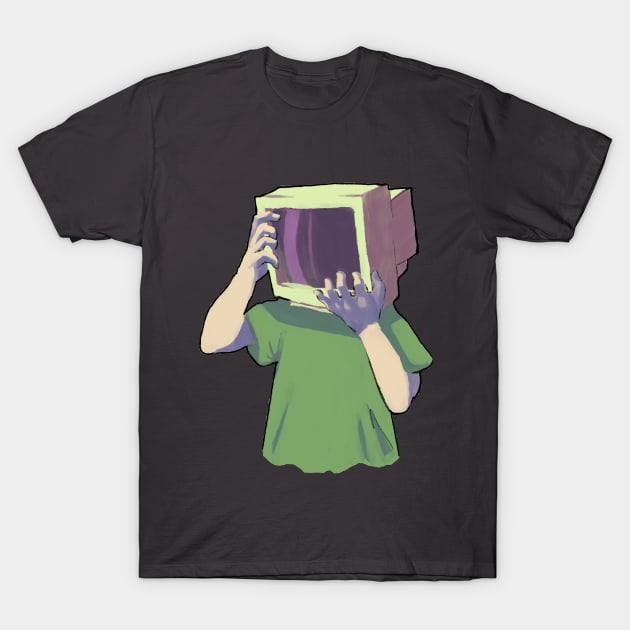 Tv head Ver. 1 (transparent) T-Shirt by doomaemon